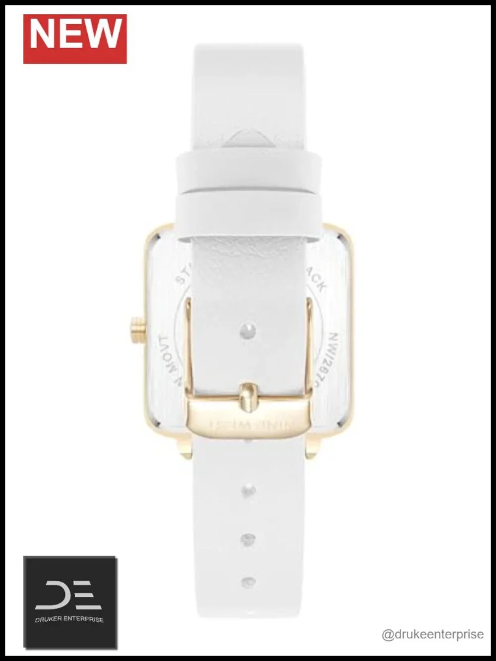 Women's Analog Quartz Dress Watch with Mineral Crystal Lens Faux Leather Strap
